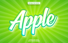 Apple Color Editable Text Effect