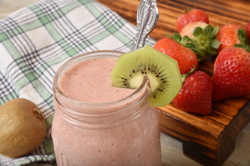 Poster - Strawberry Kiwi Smoothie