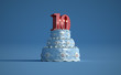 canvas print picture - Birthday cake tenth anniversary