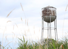 Water Tower In The Field