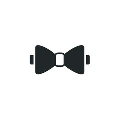 Aufkleber - bow tie icon template color editable. bow tie symbol vector sign isolated on white background illustration for graphic and web design.