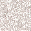 © rraya - Vector seamless pattern with hand drawn  coffee  beans
