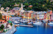 © Boris Stroujko - Portofino town center and harbor, Genoa, Italy