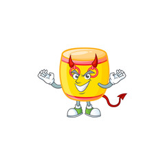 Wall Mural - Devil chinese gold drum Cartoon character design