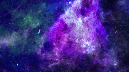 Wall Mural - Animation view to travelling across the universe in moving