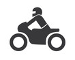Motorrad icon vector illustration - Symbol