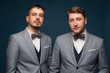 © pavel_shishkin - Two handsome positive men in formal clothes