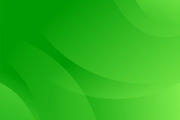 Fototapete - Abstract Green Background Template Vector, Green Background with Wave and Gradient Design