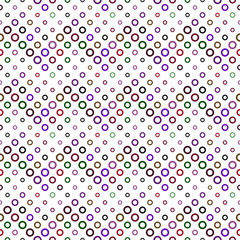 Poster - Seamless ring pattern background - geometrical abstract colorful vector design from circles