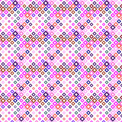 Poster - Diagonal square pattern background - geometrical colorful abstract vector design from squares