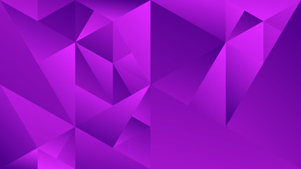 Poster - Minimal dynamic gradient triangle webpage background - abstract violet minimalistic vector design