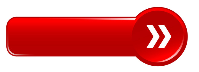 Red vector web button with arrow
