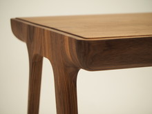Legs And Edge Of The Table Top Of A Beautiful Table Made Of Natural Wood