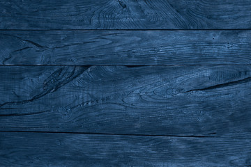 Wall Mural - blue wooden old halloween background