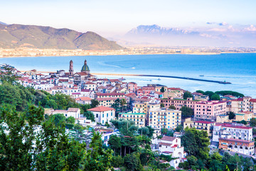 Wall Mural - View of Vietri sul Mare in the Amalfi coast. Italy