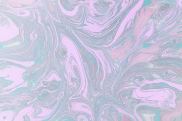 Poster - gradient marble pattern in soft color background 