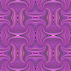 Poster - Purple seamless psychedelic abstract spiral ray stripe pattern background - vector illustration