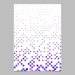 Fototapete - Geometrical circle pattern background brochure template - vector graphic