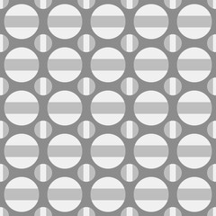Poster - Geometrical repeating pattern - vector circle design background