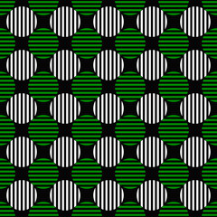 Poster - Abstract repeating circle pattern background - vector graphic design