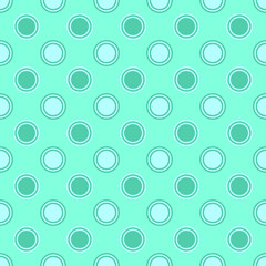 Poster - Geometrical seamless pattern - vector circle background illustration