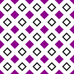 Poster - Seamless geometric square pattern background - vector illustration
