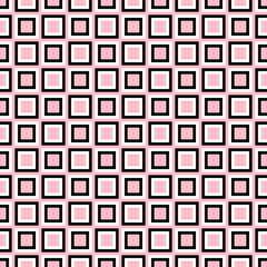 Poster - Seamless geometrical square pattern background - vector design