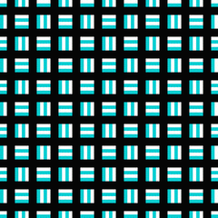 Poster - Abstract repeating square pattern background - vector illustration