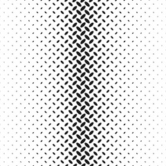 Poster - Monochrome abstract geometric halftone diagonal ellipse pattern background - vector graphic