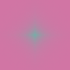Poster - Color halftone dot pattern background - abstract geometrical vector template graphic design