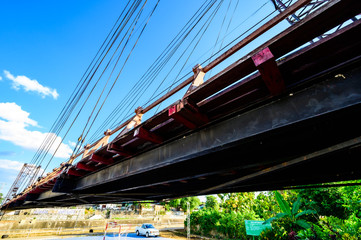 Sticker - Suspension bridge in Ngao city