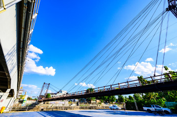 Sticker - Suspension bridge in Ngao city