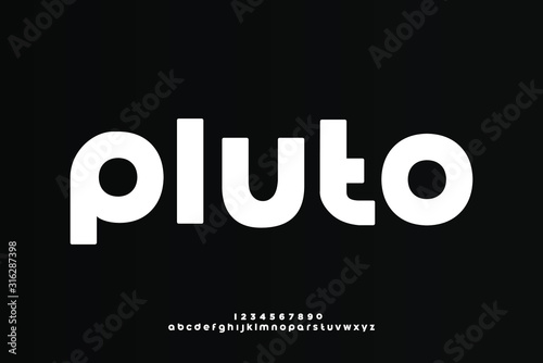 Fotografía Pluto, a modern minimalist clean alphabet font
