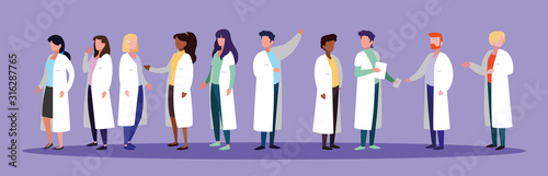 Fotografía group of doctors , medical staff and medical team