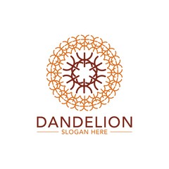 Wall Mural - Dandelion Logo Template Stock Vectors