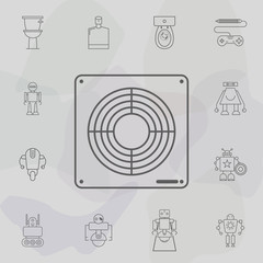 Poster - Target icon. Web icons universal set for web and mobile