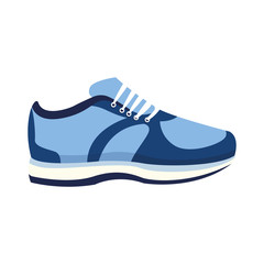 Canvas Print - sport shoe icon, colorful design