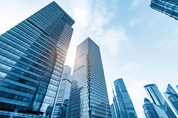 Canvas Print - the skyscrapers of the financial center , shanghai, China