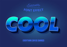 Strong Bold 3d Text Style With Dark Extrude And Cool Word
