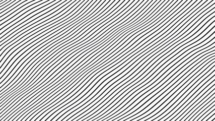 Poster - Abstract background design, wavy striped pattern, seamless looped 4k animation