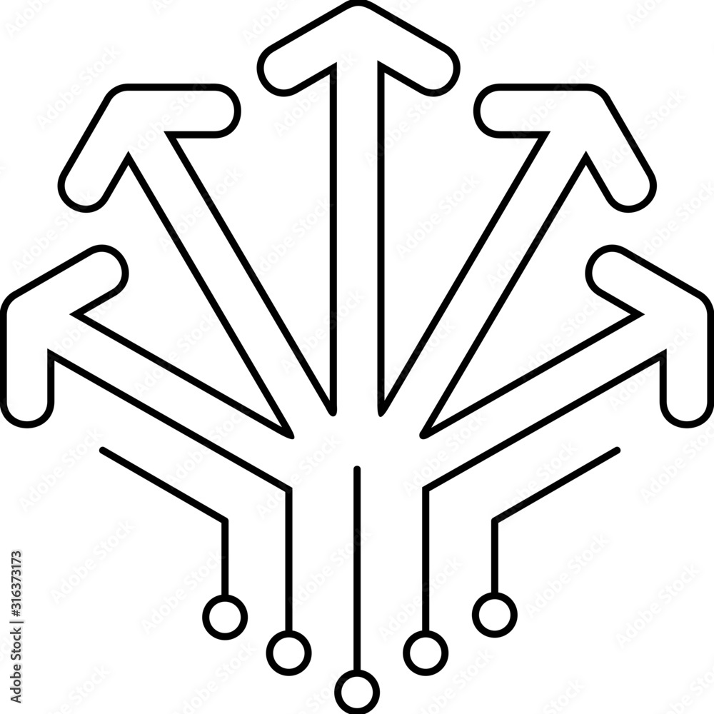 Artificial intelligence and machine learning Stock Vector | Adobe Stock