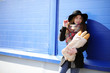 © alexkich - French woman for a walk in grocery stores