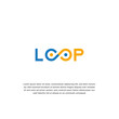 © SachyStd - Simple and unique word mark loop with infinity symbol idea logo design template vector illustration