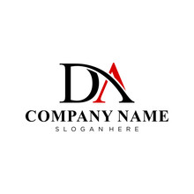 Initial Letter Logo DA Or AD, Logo Template Designs