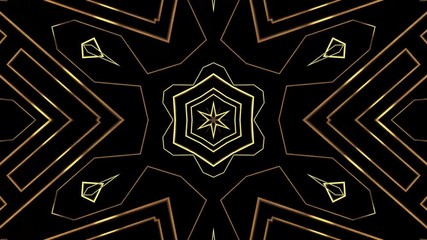 Wall Mural - 20s retro style. abstract art deco style linear geometric gold pattern 1920s vintage background.