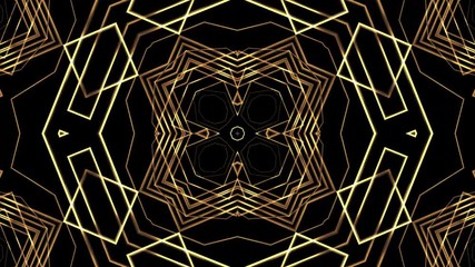 Wall Mural - 20s retro style. abstract art deco style linear geometric gold pattern 1920s vintage background.