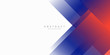© Salman - Modern red blue abstract background with stylish line square suit for presentation design
