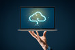 Cloud computing backup concept