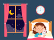© Colorfuel Studio - happy cute little girl sleep in bed room