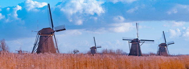windmill holland unesco world heritage kinderdijk